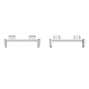For OPPO Watch 2 46mm 1 Pair Metal Watch Band Connector(Silver)