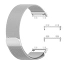 For OPPO Watch 2 46mm 1 Pair Metal Watch Band Connector(Silver)