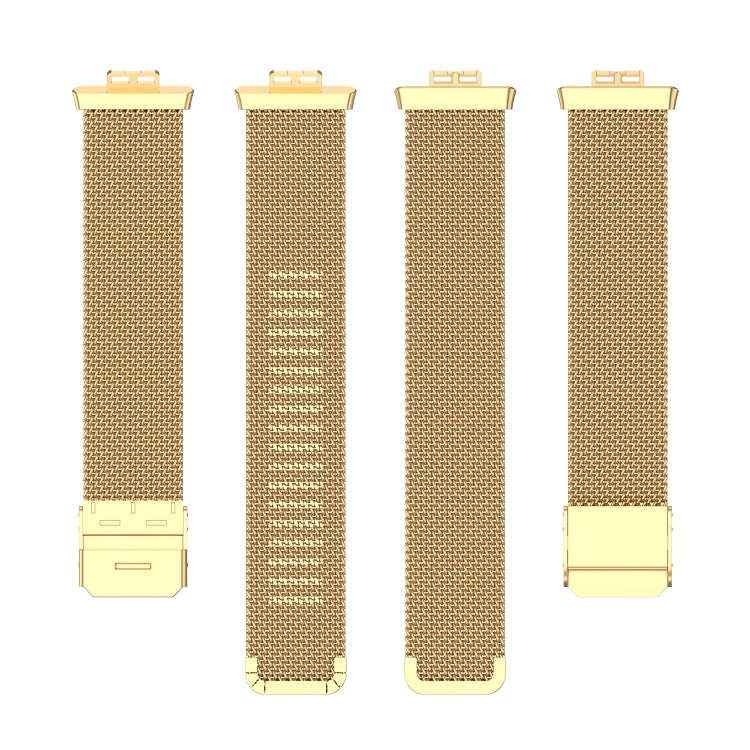 For Huawei Watch Fit Mesh Metal Watch Band(Gold)