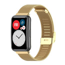 For Huawei Watch Fit Mesh Metal Watch Band(Gold)