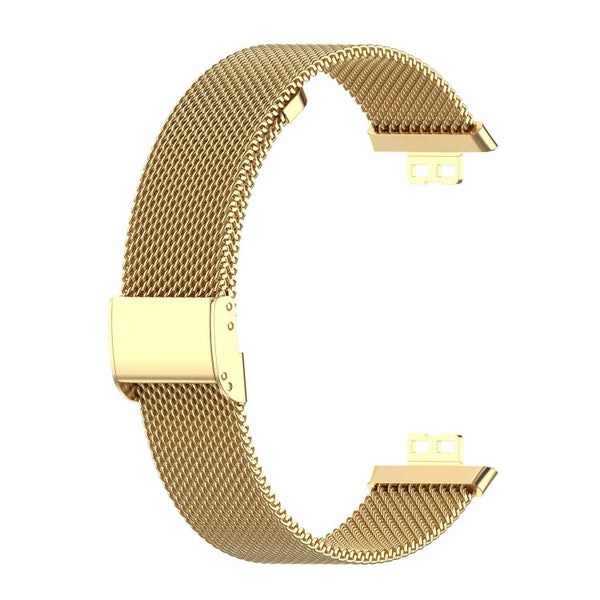 For Huawei Watch Fit Mesh Metal Watch Band(Gold)