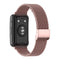 For Huawei Watch Fit Mesh Metal Watch Band(Rose Pink)