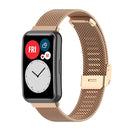 For Huawei Watch Fit Mesh Metal Watch Band(Rose Gold)