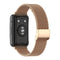 For Huawei Watch Fit Mesh Metal Watch Band(Rose Gold)