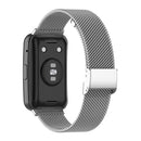 For Huawei Watch Fit Mesh Metal Watch Band(Silver)