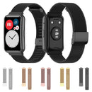 For Huawei Watch Fit Mesh Metal Watch Band(Rose Gold)