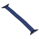 Small Waist Single Loop Nylon Braid Watch Band For Apple Watch Series 7 45mm / 6&SE&5&4 44mm / 3&2&1 42mm, Size:M 155mm(Cold Sea Blue)