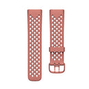 For Fitbit Charge 5 Silicone Hole Watch Band(Pink)