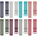 For Fitbit Charge 5 Silicone Hole Watch Band(Black)