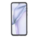 For Huawei P50 Pro Double Buckle PU + TPU Shockproof Magnetic Case with Card Slots & Holder(Brown)