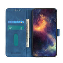 For OPPO Realme GT Neo2 KHAZNEH Retro Texture PU + TPU Horizontal Flip Leather Case with Holder & Card Slots & Wallet(Blue)
