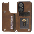For Huawei P50 Mandala Embossed PU + TPU Magnetic Case with Card Slots & Holder & Lanyard(Brown)
