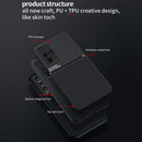 For vivo X70 Pro Classic Tilt Strip Grain Magnetic Shockproof PC + TPU Case(Black)