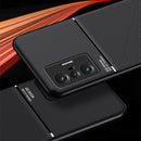 For vivo X70 Pro Classic Tilt Strip Grain Magnetic Shockproof PC + TPU Case(Black)
