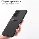 For vivo X70 Pro+ Classic Tilt Strip Grain Magnetic Shockproof PC + TPU Case(Black)