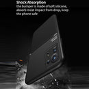 For Xiaomi Mi Mix 4 Classic Tilt Strip Grain Magnetic Shockproof PC + TPU Case(Dark Green)