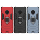 For Vivo NEX 3 / NEX 3 5G Shockproof PC + TPU Protective Case with Magnetic Ring Holder(Black)
