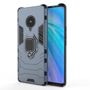 For Vivo NEX 3 / NEX 3 5G Shockproof PC + TPU Protective Case with Magnetic Ring Holder(Navy Blue)