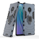 For Vivo NEX 3 / NEX 3 5G Shockproof PC + TPU Protective Case with Magnetic Ring Holder(Navy Blue)