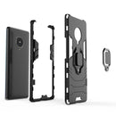 For Vivo NEX 3 / NEX 3 5G Shockproof PC + TPU Protective Case with Magnetic Ring Holder(Navy Blue)