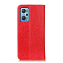 For OPPO Realme GT Neo2 Magnetic Crazy Horse Texture Horizontal Flip Leather Case with Holder & Card Slots & Wallet(Red)