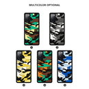 For Samsung Galaxy S20 FE Camouflage Clouds Embossed Skin Feel Silicone Shockproof Case(Black)