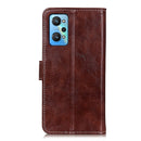 For OPPO Realme GT Neo2 Retro Crazy Horse Texture Horizontal Flip Leather Case with Holder & Card Slots & Photo Frame & Wallet(Brown)
