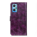 For OPPO Realme GT Neo2 Retro Crazy Horse Texture Horizontal Flip Leather Case with Holder & Card Slots & Photo Frame & Wallet(Purple)