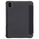 TPU Transparent Back Cover Horizontal Flip Leather Tablet Case with Three-folding Holder & Pen Slot For iPad mini 6(Black)