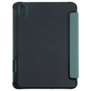 TPU Transparent Back Cover Horizontal Flip Leather Tablet Case with Three-folding Holder & Pen Slot For iPad mini 6(Dark Green)