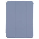 TPU Transparent Back Cover Horizontal Flip Leather Tablet Case with Three-folding Holder & Pen Slot For iPad mini 6(Blue)