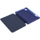 TPU Transparent Back Cover Horizontal Flip Leather Tablet Case with Three-folding Holder & Pen Slot For iPad mini 6(Navy Blue)