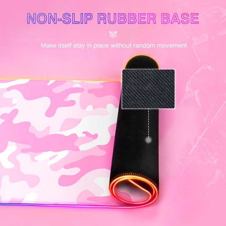 ONIKUMA MP005 (G5) RGB Light Waterproof Mouse Pad(Pink)