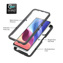 For Xiaomi Poco F3 / Redmi K40 Starry Sky Solid Color Series Shockproof PC + TPU Protective Case with PET Film(Black)