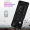 For Samsung Galaxy Z Flip3 5G Folding Shockproof TPU + PC Protective Case with 360 Degree Rotating Holder(Black)
