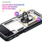 For Samsung Galaxy Z Flip3 5G Folding Shockproof TPU + PC Protective Case with 360 Degree Rotating Holder(Silver)