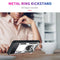 For Samsung Galaxy Z Flip3 5G Folding Shockproof TPU + PC Protective Case with 360 Degree Rotating Holder(Silver)