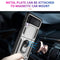 For Samsung Galaxy Z Flip3 5G Folding Shockproof TPU + PC Protective Case with 360 Degree Rotating Holder(Silver)