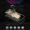 For Samsung Galaxy Z Flip3 5G Folding Shockproof TPU + PC Protective Case with 360 Degree Rotating Holder(Gold)
