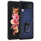For Samsung Galaxy Z Flip3 5G Folding Shockproof TPU + PC Protective Case with 360 Degree Rotating Holder(Blue)