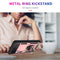 For Samsung Galaxy Z Flip3 5G Folding Shockproof TPU + PC Protective Case with 360 Degree Rotating Holder(Rose Gold)