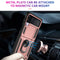 For Samsung Galaxy Z Flip3 5G Folding Shockproof TPU + PC Protective Case with 360 Degree Rotating Holder(Rose Gold)