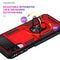 For Samsung Galaxy Z Flip3 5G Folding Shockproof TPU + PC Protective Case with 360 Degree Rotating Holder(Red)