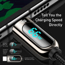 Baseus CASX020001 66W USB to USB-C / Type-C Digital Display Fast Charging Data Cable, Cable Length:1m(Black)