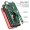 For Motorola Moto G / E7 Power 2021 Super V Armor PC + TPU Shockproof Case with Invisible Holder(Dark Green)