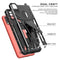 For Motorola Moto G / E7 Power 2021 Super V Armor PC + TPU Shockproof Case with Invisible Holder(Black)