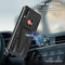 For Motorola Moto G / E7 Power 2021 Super V Armor PC + TPU Shockproof Case with Invisible Holder(Black)
