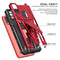 For Motorola Moto G / E7 Power 2021 Super V Armor PC + TPU Shockproof Case with Invisible Holder(Red)