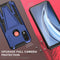 For Motorola Moto G / E7 Power 2021 Super V Armor PC + TPU Shockproof Case with Invisible Holder(Blue)