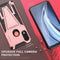 For Motorola Moto G / E7 Power 2021 Super V Armor PC + TPU Shockproof Case with Invisible Holder(Rose Gold)